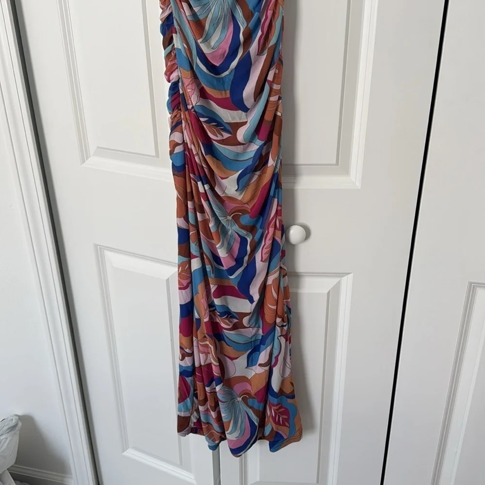 Colorful Patterned Women's Dress - Picture 4 of 5